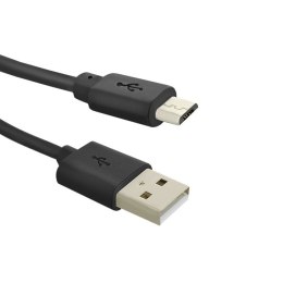 Qoltec Kabel USB A męski | micro USB B męski | 5P | 0.25m