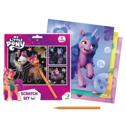 ZDRAPKA ARTYSTYCZNA MY LITTLE PONY MALOWANIE METODĄ SCRATCH DLA DZIECI