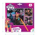 ZDRAPKA ARTYSTYCZNA MY LITTLE PONY ZESTAW DO MALOWANIA METODĄ SCRATCH