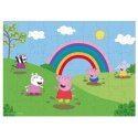 PUZZLE ŚWINKA PEPPA 60 ELEMENTÓW PEPPA PIG UKŁADANKA DLA NAJMŁODSZYCH