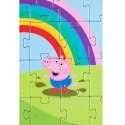 PUZZLE ŚWINKA PEPPA 60 ELEMENTÓW PEPPA PIG UKŁADANKA DLA NAJMŁODSZYCH