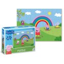 PUZZLE ŚWINKA PEPPA 60 ELEMENTÓW PEPPA PIG UKŁADANKA DLA NAJMŁODSZYCH