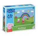 PUZZLE ŚWINKA PEPPA 60 ELEMENTÓW PEPPA PIG UKŁADANKA DLA NAJMŁODSZYCH