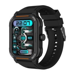 Smartwatch Blitzwolf BW-GTC3 (czarny/czarny stalowy)