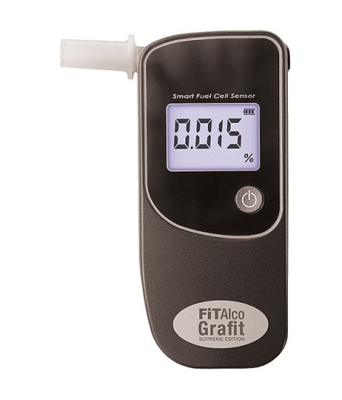 AMII FITALCO GRAFIT Alkomat tester trzeźwości, elektrochemiczny z podświetleniem AMII FITALCO GRAFIT Alkomat tester trzeźwości, elektrochemiczny z podświetleniem
