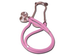 JOTARAP DOUBLE HEAD/TUBE STETHOSCOPE - różowy Stetoskop internistyczny