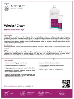 Medisept Velodes Cream-500 ml Delikatny krem do pielęgnacji skóry rąk i ciała