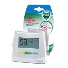 VICKS 2 in 1 Higrometr i termometr Higrometr & Termometr elektroniczny