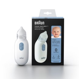 BRAUN BNA 100 Aspirator do nosa dla niemowląt od 0 m+, delikatne usuwanie kataru