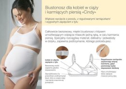 Medela Biustonosz Cindy- biały / S Biustonosz dla kobiet w ciąży i karmiących piersią