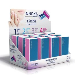 Innoxa VM-N99B Polerki do paznokci 4-stronne, 12 sztuk