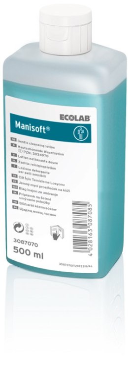 Ecolab Manisoft 500ml - płyn do chirurgicznego i higienicznego mycia rąk Mydło chroniące skórę rąk