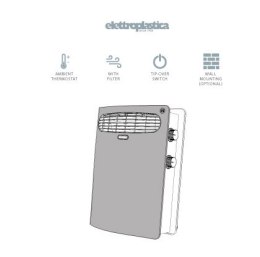 Supra TL152 Termowentylator BOOK1, farelka, grzejnik 2000 wat