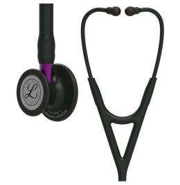 Littmann Cardiology IV 6203 Stetoskop kardiologiczny Black-Finish, przewód i lira - czarny, trzonek filotetowy