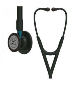 Stetoskop Littmann Cardiology IV 6201 Stetoskop kardiologiczny Black-Finish, przewód - czarny, trzonek niebieski