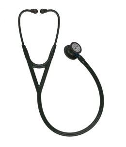 Stetoskop Littmann Cardiology IV 6201 Stetoskop kardiologiczny Black-Finish, przewód - czarny, trzonek niebieski