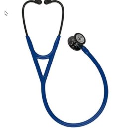 Stetoskop Littmann Cardiology IV 6202 Stetoskop kardiologiczny High Polish Smoke-Finish,przew. granat,lira czarna,trzon nieb.