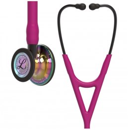 Stetoskop Littmann Cardiology IV 6241 Stetoskop kardiologiczny High Polish RainbowFinish, przew.malin,trzon smoke,lira smoke