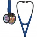 Stetoskop Littmann Cardiology IV 6242 Stetoskop kardiologiczny High Polish Rainbow-Finish, przew.granat, trzonek lira czarna