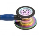 Stetoskop Littmann Cardiology IV 6242 Stetoskop kardiologiczny High Polish Rainbow-Finish, przew.granat, trzonek lira czarna