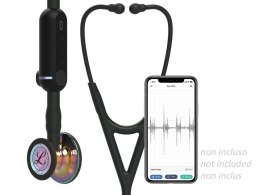 Stetoskop 3M™ Littmann® CARDIOLOGY IV CORE Digital Stetoskop elektroniczny (EU) cyfrowy, czarny - 8572 rainbow finish