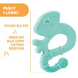 GRYZAK MIĘKKI JASZCZURKA 2M+ BOY CHICCO Silikonowy gryzak na ząbkowanie