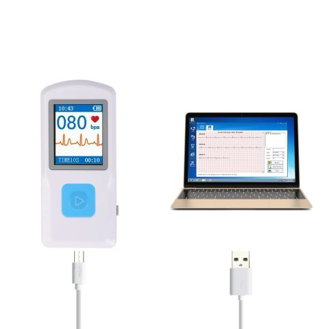CONTEC PM10 Przenośny monitor EKG, z Bluetooth i aplikacją mobilną CONTEC PM10 Przenośny monitor EKG, z Bluetooth i aplikacją mobilną