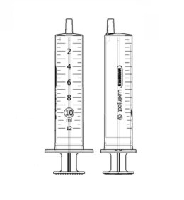 Strzykawka J.U. 10 ml Margomed 100szt. Strzykawka dwuczęściowa