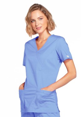 Bluza Core Stretch Mock Wrap D Błękit 4728/CIEW/S Bluza Core Stretch Mock Wrap D Błękit 4728/CIEW/S