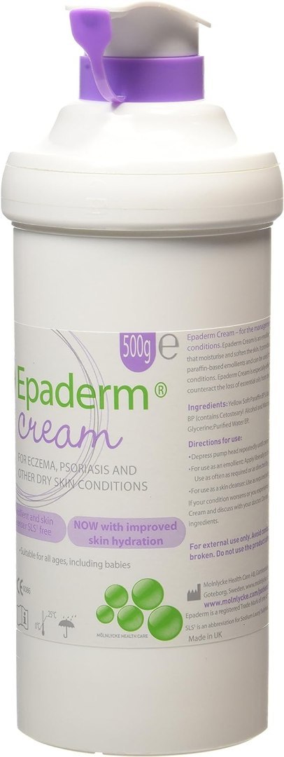EPADERM CREAM 500 g Krem 2w1 do egzemy i łuszczycy, do ciała i do mycia EPADERM CREAM 500 g Krem 2w1 do egzemy i łuszczycy, do ciała i do mycia