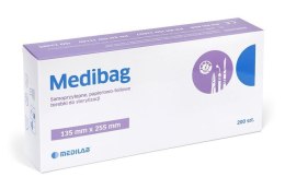 MEDIBAG 135 mm x 255 mm 200 szt. SAMOPRZYLEPNE TOREBKI DO STERYLIZACJI