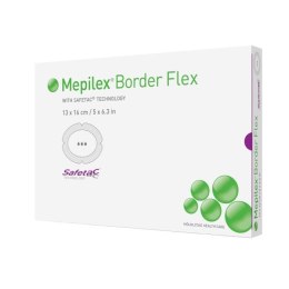 MOLNLYCKE Mepilex Border Flex Oval 13 x 16cm /opk. 5 szt Opatrunek piankowy do leczenia szerokiego zakresu ran