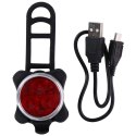 TYLNE ŚWIATŁO ROWEROWE 3 LED SMD DUNLOP ŁADOWANIE USB