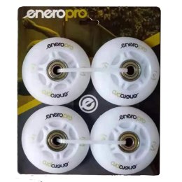 KÓŁKA DO ROLEK ENERO PRO PU 64 MM 4 SZT Z ŁOŻYSKAMI ABEC 7 LED