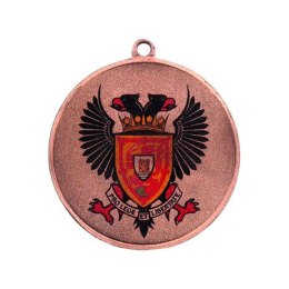 Medal brązowy- biegi - medal stalowy z nadrukiem luxor jet