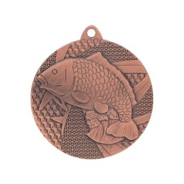 Medal brązowy- wędkarstwo - ryba - medal stalowy