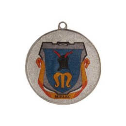 Medal srebrny- biegi - medal stalowy z nadrukiem luxor jet