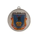 Medal srebrny ogólny z miejscem na emblemat 25 mm - medal stalowy z nadrukiem luxor jet