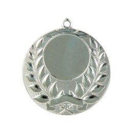 Medal srebrny ogólny z miejscem na emblemat 25 mm - medal stalowy