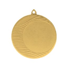 Medal złoty ogólny z miejscem na emblemat 50 mm - medal stalowy