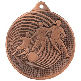 MEDAL METALOWY PIŁKA NOŻNA FI 70 MMC3070 - BRĄZ