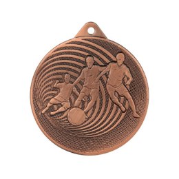 MEDAL METALOWY PIŁKA NOŻNA FI 70 MMC3070 - BRĄZ