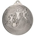 MEDAL METALOWY PIŁKA NOŻNA FI 70 MMC3070 - SREBRNY