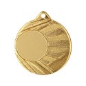 MEDAL Z MIEJSCEM NA WKLEJKĘ ZŁOTY ŚR 50mm