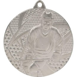 Medal srebrny- hokej - medal stalowy