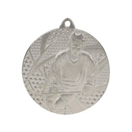 Medal srebrny- hokej - medal stalowy