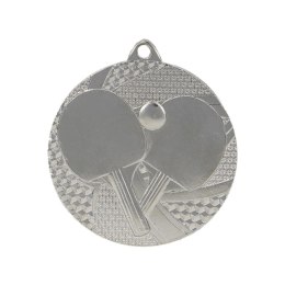 Medal srebrny- tenis stołowy - medal stalowy