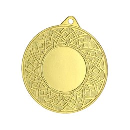 Medal złoty ogólny z miejscem na emblemat 25 mm - stalowy