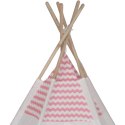 NAMIOT WIGWAM ENERO TOYS CLASSIC RÓŻOWO-BIAŁY