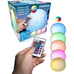 LAMPKA DEKORACYJNA KSIĘŻYC ŚR 11,5CM RGB